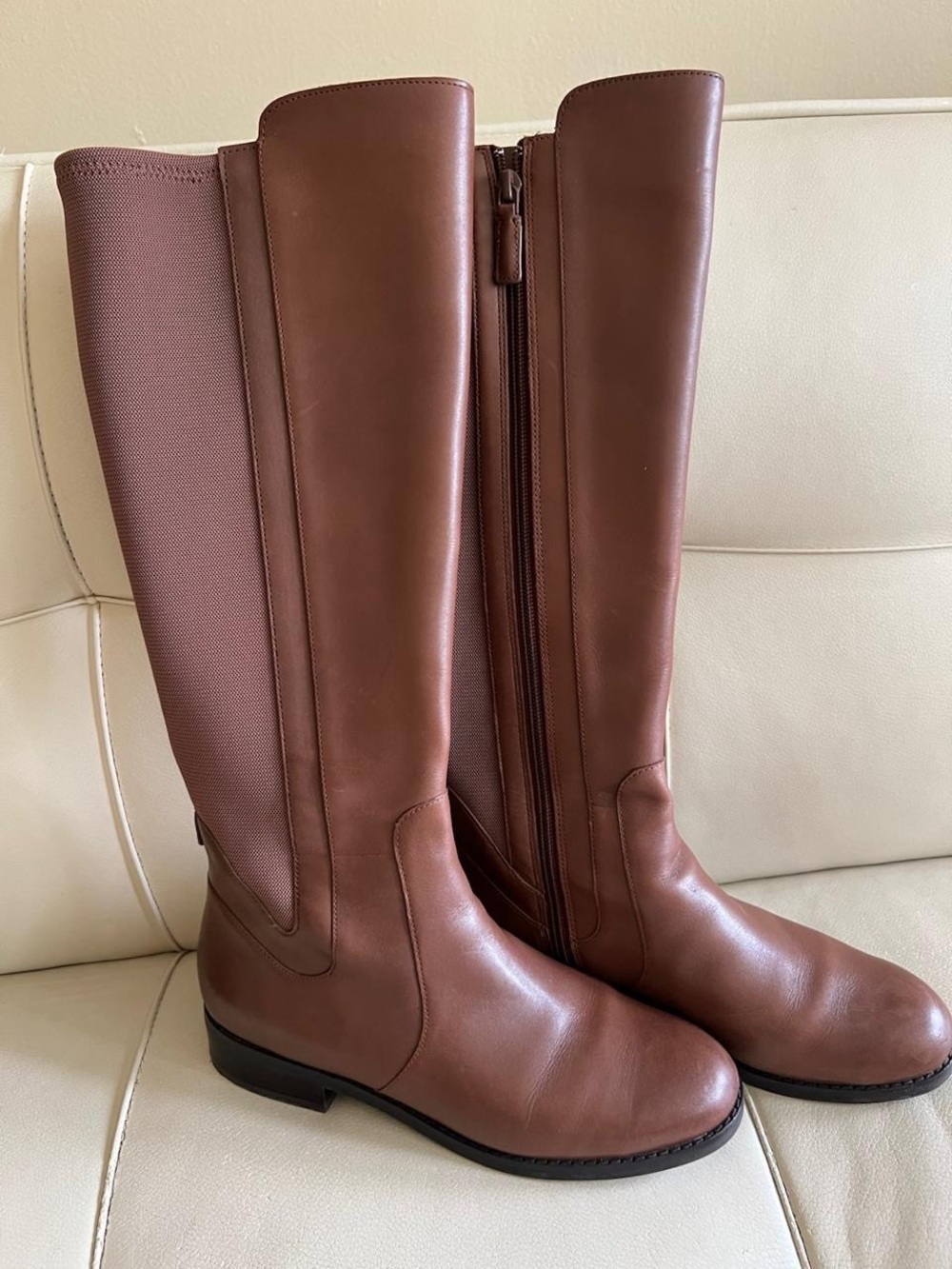 Cole Haan Brown Over-the-Knee Leather Boots